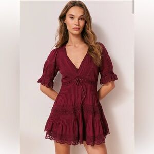 LoveShackFancy Lilia’s Cotton Mini Dress